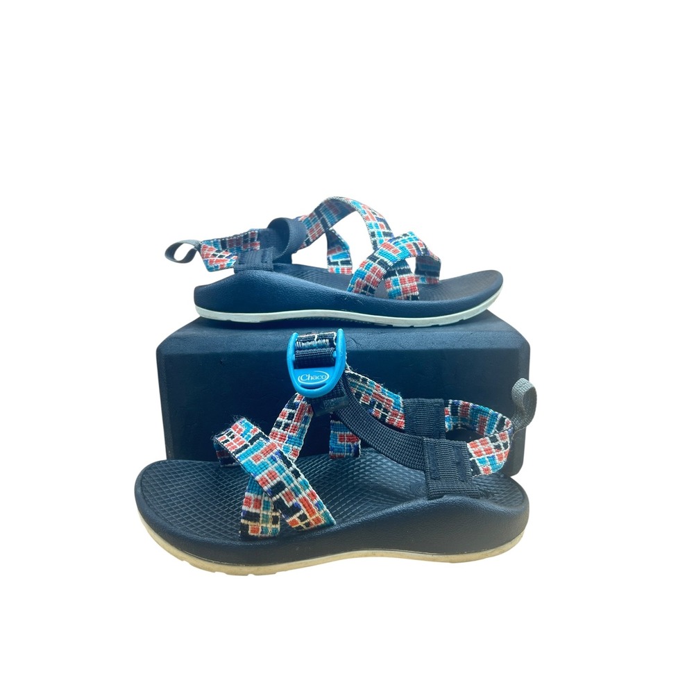 Chaco Sandals Kids Multi-Color Straps Adjustable Sport Sandals Size 13